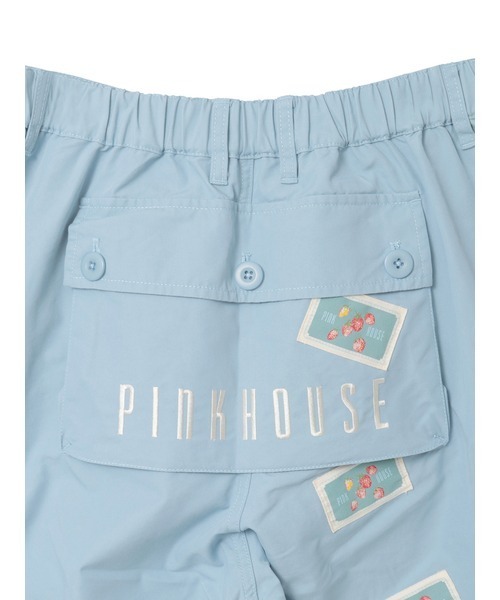 PINK HOUSE（ピンクハウス）の「苺ブーケ刺繍カーゴパンツ（カーゴパンツ・レディース・アイボリー/ブルー/ピンク/グリーン/ブラック・LARGE/MEDIUM）」の22枚目の写真