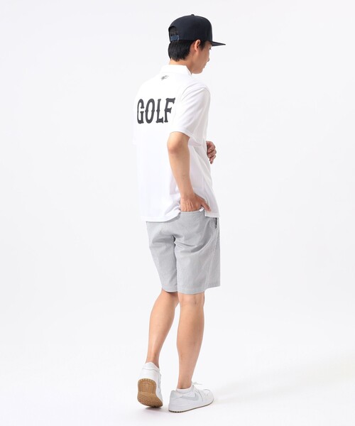 BEAMS GOLF(ビームスゴルフ)の「ORANGE LABEL / クールマックス(R)シアサッカーショーツ(吸水速乾)(その他パンツ・メンズ・グレー/ネイビー・X-LARGE/LARGE/MEDIUM/SMALL)」の4枚目の写真