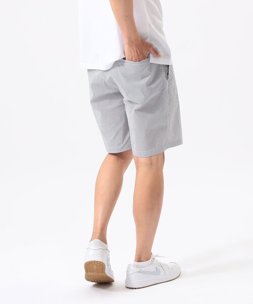 BEAMS GOLF(ビームスゴルフ)の「ORANGE LABEL / クールマックス(R)シアサッカーショーツ(吸水速乾)(その他パンツ・メンズ・グレー/ネイビー・X-LARGE/LARGE/MEDIUM/SMALL)」の5枚目の写真