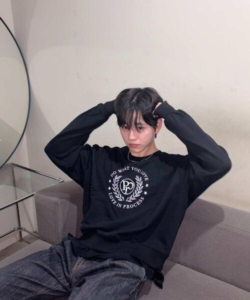 PROCESS(プロセス)の「Classic Love Sweatshirt - Navy(スウェット・メンズ・その他・FREE)」の8枚目の写真
