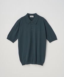 子*日様 John Smedley コットンニットポロMsize カーキ 子*日様 John Smedley コットンニットポロMsize カーキ 子*日様 John