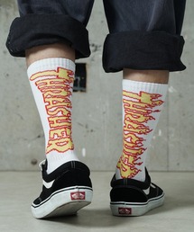 THRASHER（スラッシャー）の「"02"≪THRASHER≫3足セット ジャガード クルーソックス（ソックス/靴下）」