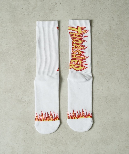THRASHER(スラッシャー)の「"02"≪THRASHER≫3足セット ジャガード クルーソックス(ソックス/靴下・メンズ・その他2/ブラック系2/その他1/ホワイト系2/ホワイト系1・25~27cm)」の14枚目の写真