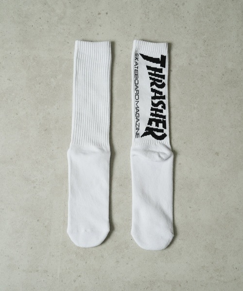 THRASHER(スラッシャー)の「"02"≪THRASHER≫3足セット ジャガード クルーソックス(ソックス/靴下・メンズ・その他2/ブラック系2/その他1/ホワイト系2/ホワイト系1・25~27cm)」の15枚目の写真