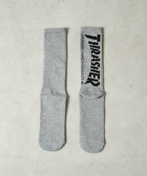 THRASHER(スラッシャー)の「"02"≪THRASHER≫3足セット ジャガード クルーソックス(ソックス/靴下・メンズ・その他2/ブラック系2/その他1/ホワイト系2/ホワイト系1・25~27cm)」の18枚目の写真
