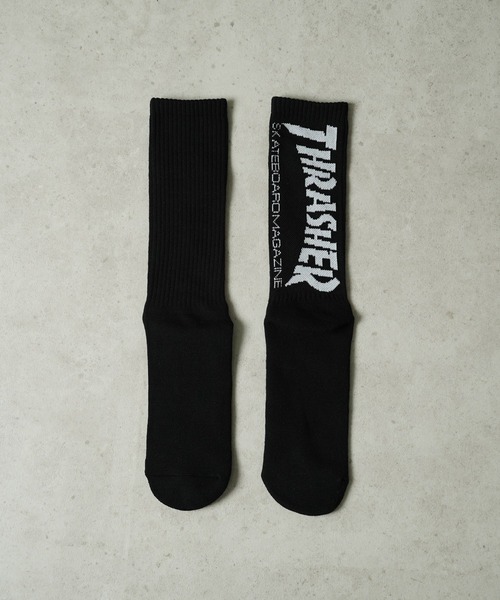 THRASHER(スラッシャー)の「"02"≪THRASHER≫3足セット ジャガード クルーソックス(ソックス/靴下・メンズ・その他2/ブラック系2/その他1/ホワイト系2/ホワイト系1・25~27cm)」の19枚目の写真