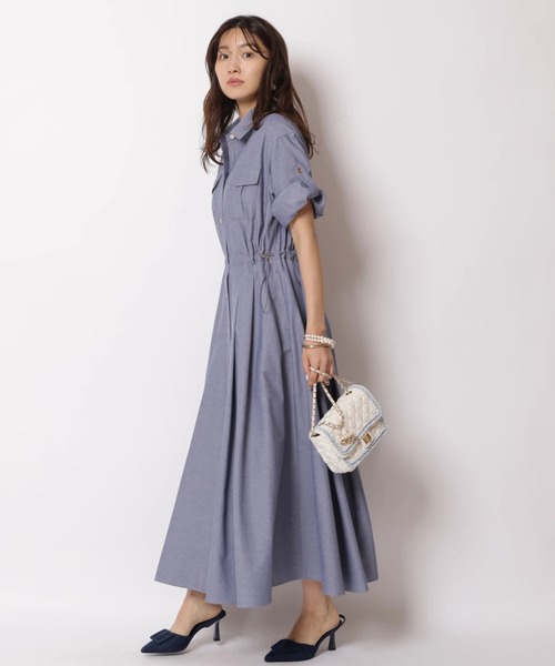 JUSGLITTY（ジャスグリッティー）の「ワークシャツワンピース（ワンピース・レディース・ブルー系その他3・2/1/0）」の13枚目の写真