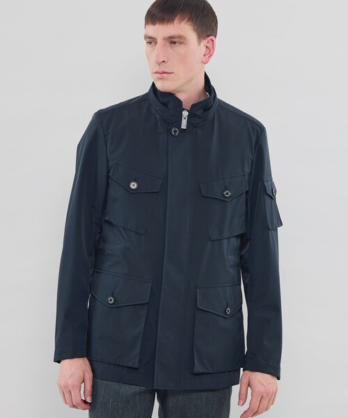 MACKINTOSH LONDON(マッキントッシュ ロンドン)の「【BERWICK】フーデッドブルゾン(ブルゾン・メンズ・ネイビー/ライトブルー・42/40/38)」の12枚目の写真