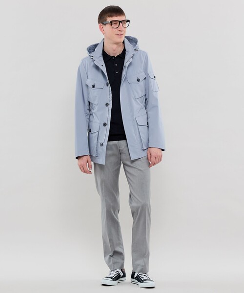 MACKINTOSH LONDON(マッキントッシュ ロンドン)の「【BERWICK】フーデッドブルゾン(ブルゾン・メンズ・ネイビー/ライトブルー・42/40/38)」の13枚目の写真