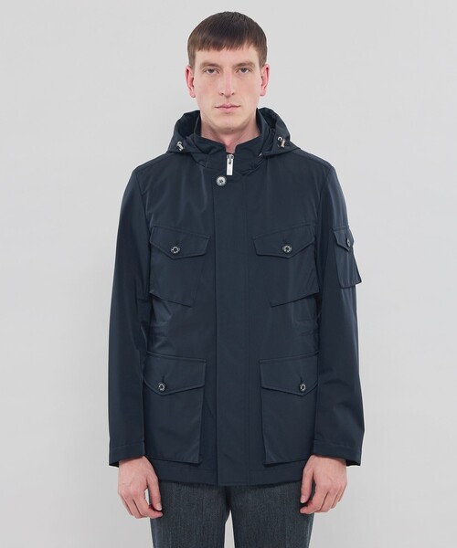 MACKINTOSH LONDON(マッキントッシュ ロンドン)の「【BERWICK】フーデッドブルゾン(ブルゾン・メンズ・ネイビー/ライトブルー・42/40/38)」の15枚目の写真