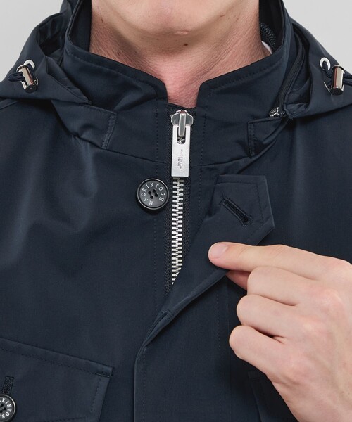 MACKINTOSH LONDON(マッキントッシュ ロンドン)の「【BERWICK】フーデッドブルゾン(ブルゾン・メンズ・ネイビー/ライトブルー・42/40/38)」の5枚目の写真