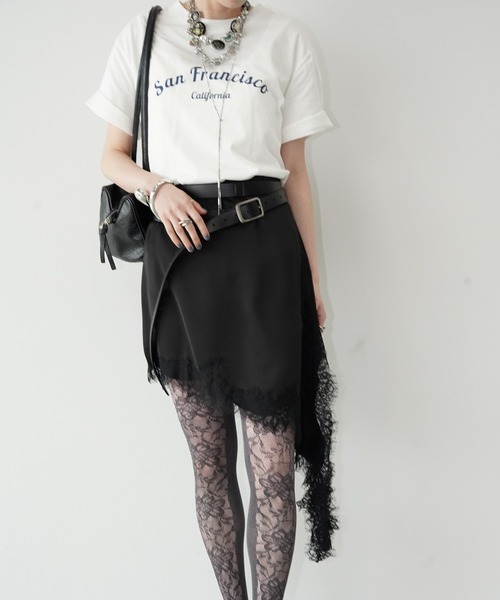 Drawer CARVEN レーストリムスカート プロポーションボディドレッシング PROPORTION BODY DRESSING レース