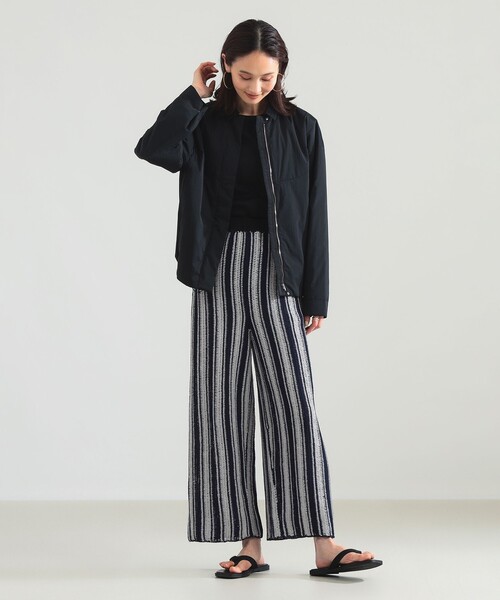 Demi-Luxe BEAMS（デミルクス ビームス）の「Krochet / コットン クロシェ パンツ（その他パンツ・レディース・ブルー/ブラック・ONE SIZE）」の3枚目の写真