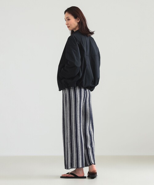 Demi-Luxe BEAMS（デミルクス ビームス）の「Krochet / コットン クロシェ パンツ（その他パンツ・レディース・ブルー/ブラック・ONE SIZE）」の5枚目の写真