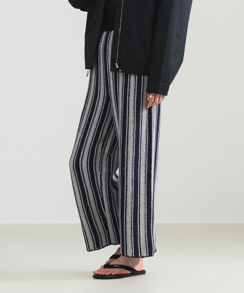 Demi-Luxe BEAMS（デミルクス ビームス）の「Krochet / コットン クロシェ パンツ（その他パンツ・レディース・ブルー/ブラック・ONE SIZE）」の7枚目の写真