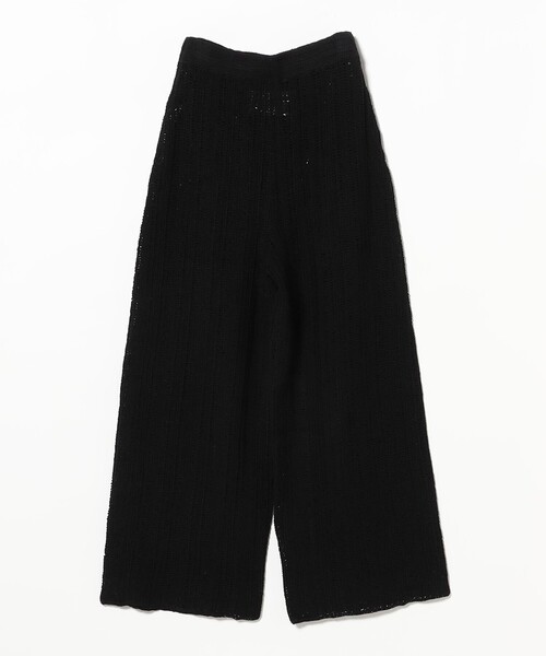 Demi-Luxe BEAMS（デミルクス ビームス）の「Krochet / コットン クロシェ パンツ（その他パンツ・レディース・ブルー/ブラック・ONE SIZE）」の9枚目の写真