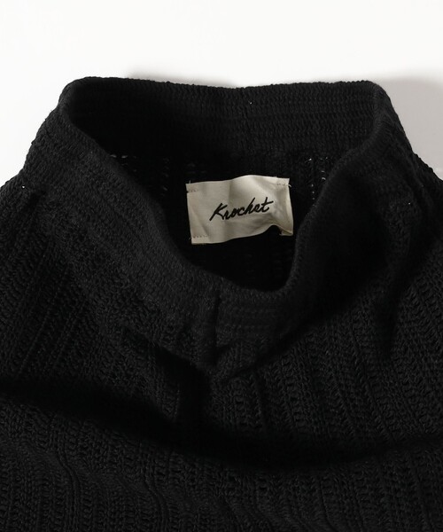 Demi-Luxe BEAMS（デミルクス ビームス）の「Krochet / コットン クロシェ パンツ（その他パンツ・レディース・ブルー/ブラック・ONE SIZE）」の10枚目の写真