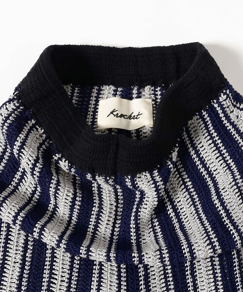 Demi-Luxe BEAMS（デミルクス ビームス）の「Krochet / コットン クロシェ パンツ（その他パンツ・レディース・ブルー/ブラック・ONE SIZE）」の16枚目の写真