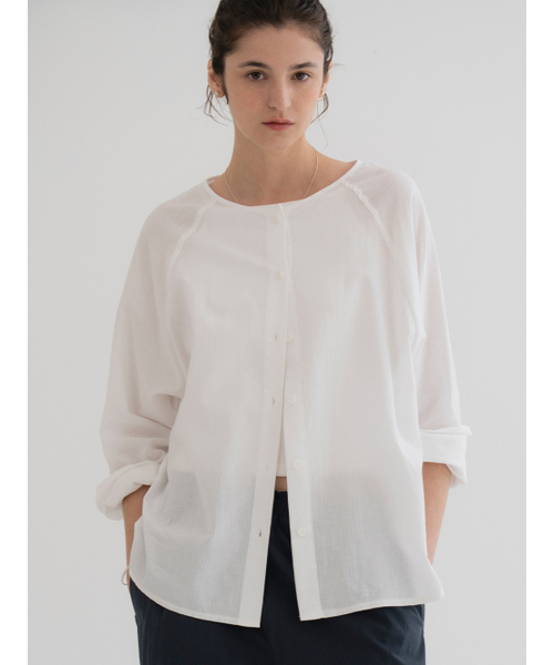 THEMITTEN（ザ・ミトン）の「[11th] Paper cotton blouse (white)（シャツ/ブラウス・レディース・その他・FREE）」の3枚目の写真