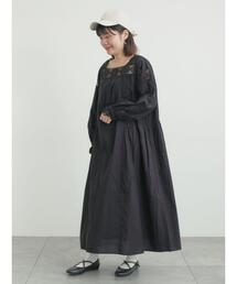 Samansa Mos2（サマンサ モスモス）の「ローズ柄レーススクエアネックワンピース（ワンピース）」