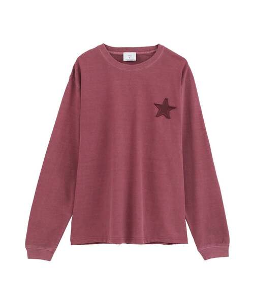 CONVERSE TOKYO(コンバーストウキョウ)の「STAR★ PATCH LETTERING LONGSLEEVE TEE(Tシャツ/カットソー・レディース・パープル/ネイビー/ライトグレー/ブラック・MEDIUM/SMALL)」の14枚目の写真