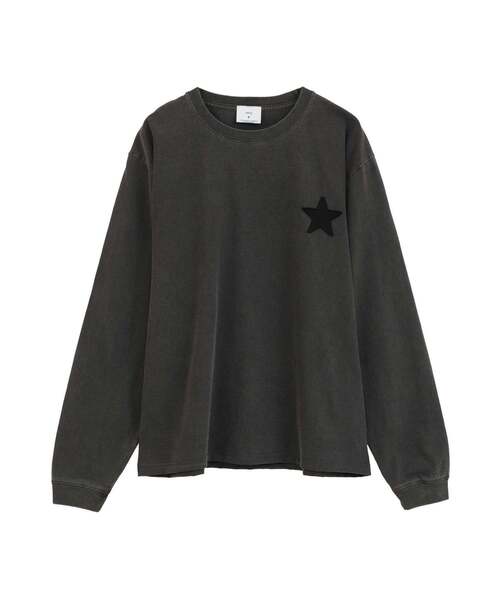 CONVERSE TOKYO(コンバーストウキョウ)の「STAR★ PATCH LETTERING LONGSLEEVE TEE(Tシャツ/カットソー・レディース・パープル/ネイビー/ライトグレー/ブラック・MEDIUM/SMALL)」の16枚目の写真