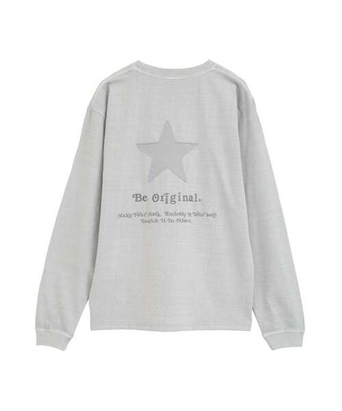 CONVERSE TOKYO(コンバーストウキョウ)の「STAR★ PATCH LETTERING LONGSLEEVE TEE(Tシャツ/カットソー・レディース・パープル/ネイビー/ライトグレー/ブラック・MEDIUM/SMALL)」の19枚目の写真