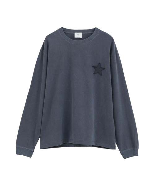 CONVERSE TOKYO(コンバーストウキョウ)の「STAR★ PATCH LETTERING LONGSLEEVE TEE(Tシャツ/カットソー・レディース・パープル/ネイビー/ライトグレー/ブラック・MEDIUM/SMALL)」の20枚目の写真