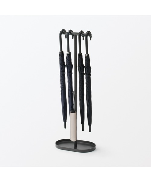 無印良品(ムジルシリョウヒン)の「スチールパイプ傘立て 幅35×奥行22×高さ97cm(家具・メンズ・グレー系/ダークグレー・FREE)」の9枚目の写真
