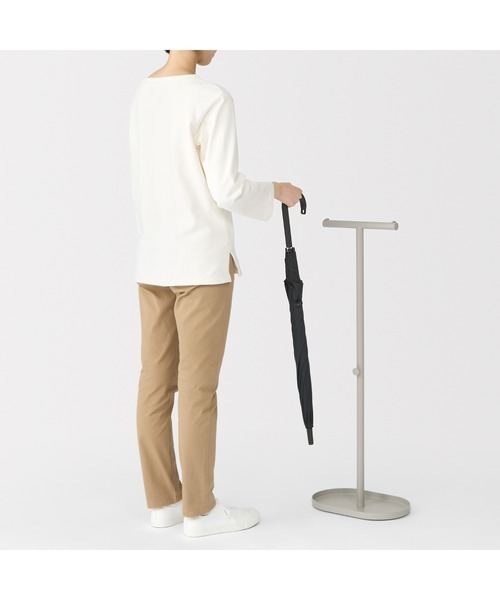 無印良品(ムジルシリョウヒン)の「スチールパイプ傘立て 幅35×奥行22×高さ97cm(家具・メンズ・グレー系/ダークグレー・FREE)」の11枚目の写真