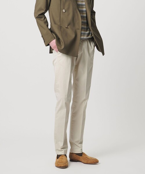 別注】＜BRIGLIA 1949＞ツイル ノープリーツ パンツ（チノパンツ