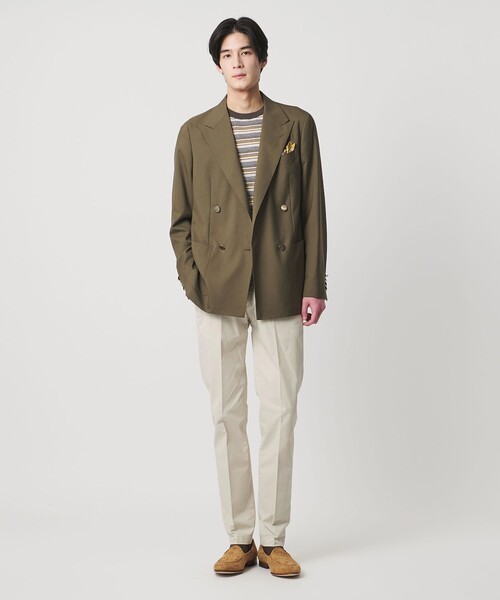 別注】＜BRIGLIA 1949＞ツイル ノープリーツ パンツ（チノパンツ