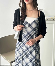 GeeRA | シアーチェックキャミワンピース(ワンピース)