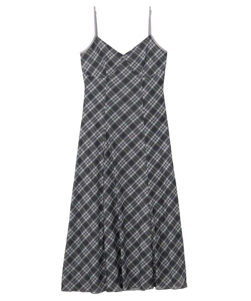 GeeRA(ジーラ)の「シアーチェックキャミワンピース(ワンピース・レディース・ブラック/ネイビー・MEDIUM/LARGE/X-LARGE)」の18枚目の写真