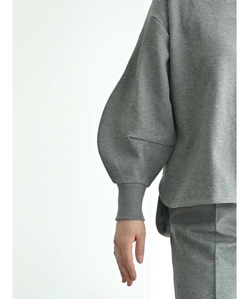 Brown&Street(ブラウンアンドストリート)の「ひょうたんポンチトップス(スウェット・レディース・ブラック/ヘザーグレー・FREE)」の20枚目の写真