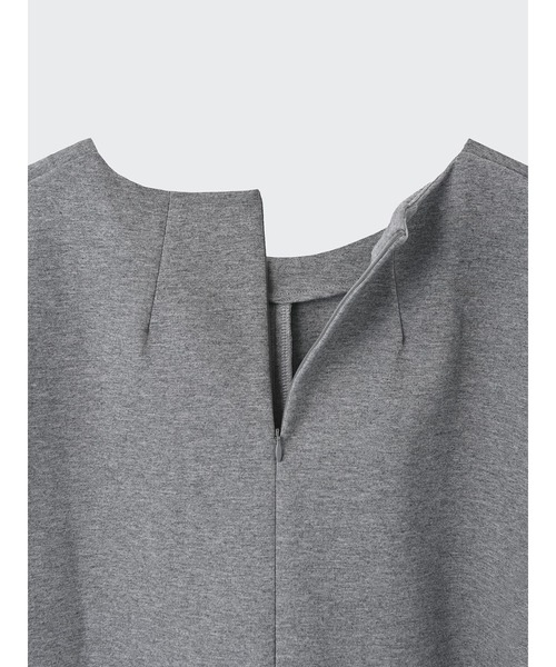 Brown&Street(ブラウンアンドストリート)の「ひょうたんポンチトップス(スウェット・レディース・ブラック/ヘザーグレー・FREE)」の12枚目の写真