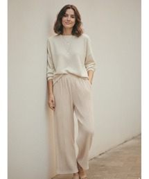 Day and Grade（デイアンドグレイド）の「【美脚見え】ウェーブプリーツ ワイドパンツ｜ウエストゴム（その他パンツ）」