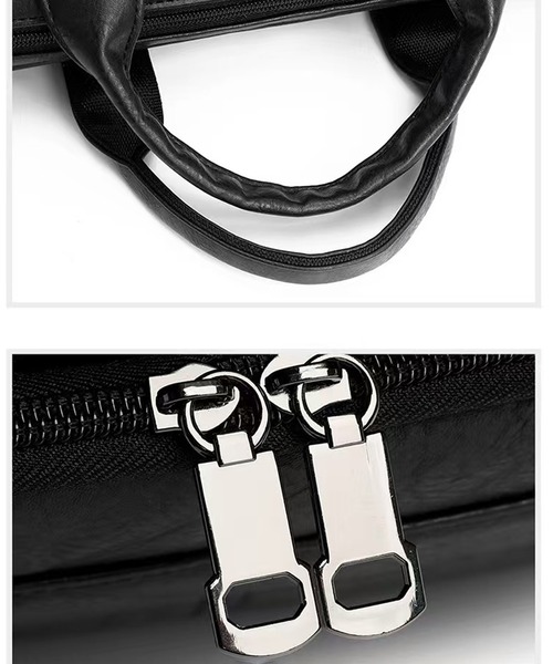 CALIFORNIA OUTFITTERS(カリフォルニア アウトフィッターズ)の「2C63-KR レザー調 2WAYビジネスバッグ(ビジネスバッグ・メンズ・ブラウン/ブラック・ONESIZE)」の8枚目の写真