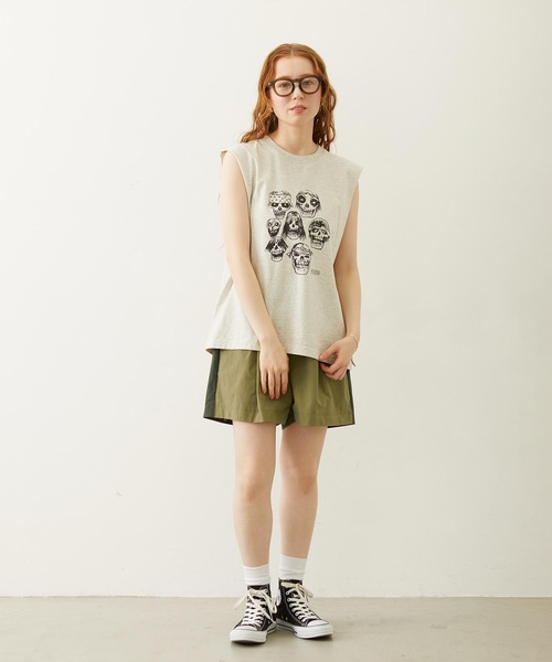 MILKFED.（ミルクフェド）の「PIGMENT DYED HEAVY METAL TANK TOP（タンクトップ・レディース・ブラック/オートミール/ネイビー・ONE SIZE）」の12枚目の写真