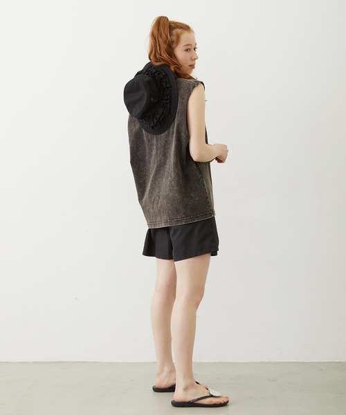 MILKFED.（ミルクフェド）の「PIGMENT DYED HEAVY METAL TANK TOP（タンクトップ・レディース・ブラック/オートミール/ネイビー・ONE SIZE）」の22枚目の写真