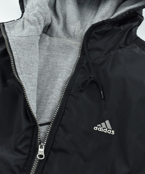 USED】Y2K adidas リバーシブル ナイロンジャケット（ナイロン