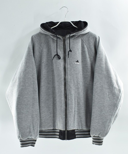 USED】Y2K adidas リバーシブル ナイロンジャケット（ナイロン