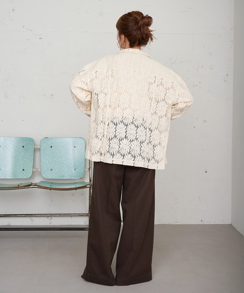 B.C STOCK(ベーセーストック)の「【ZOZO限定】手洗い可 / レースジャケット(シャツ/ブラウス・レディース・ブラック/アイボリー・FREE)」の17枚目の写真