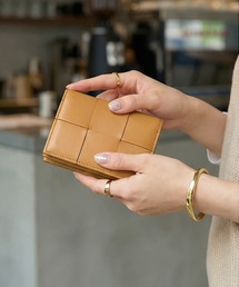 STYLE DELI（スタイルデリ）の「【DELI by】編み込みラムレザーカードホルダー（カードケース）」