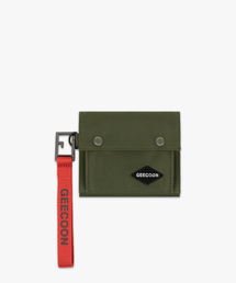 GEECOON（ジークーン）の「アセンティック 二つ折り財布 GEE248-002 カーキ（札入れ/マネークリップ）」