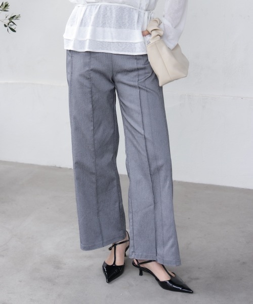 Bou Jeloud(ブージュルード)の「HAKIYASE WIDE パンツ 【ハキヤセワイドパンツ】(その他パンツ・レディース・ブラック/A/ホワイト/カーキ・36/40/38)」の4枚目の写真