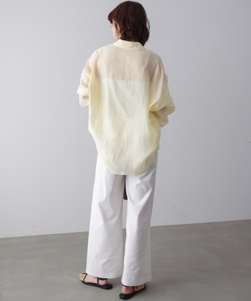Bou Jeloud(ブージュルード)の「HAKIYASE WIDE パンツ 【ハキヤセワイドパンツ】(その他パンツ・レディース・ブラック/A/ホワイト/カーキ・36/40/38)」の10枚目の写真
