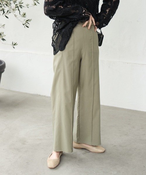 Bou Jeloud(ブージュルード)の「HAKIYASE WIDE パンツ 【ハキヤセワイドパンツ】(その他パンツ・レディース・ブラック/A/ホワイト/カーキ・36/40/38)」の22枚目の写真