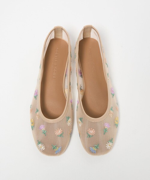 ODETTE E ODILE(オデットエオディール)の「フラワーチュール フラット10↑(パンプス・レディース・ベージュ・25cm/24.5cm/24cm/23.5cm/23cm/22.5cm/22cm)」の1枚目の写真