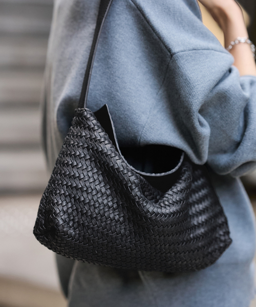 THE BAGMATI ワンハンドルメッシュレザーバック（ハンドバッグ
